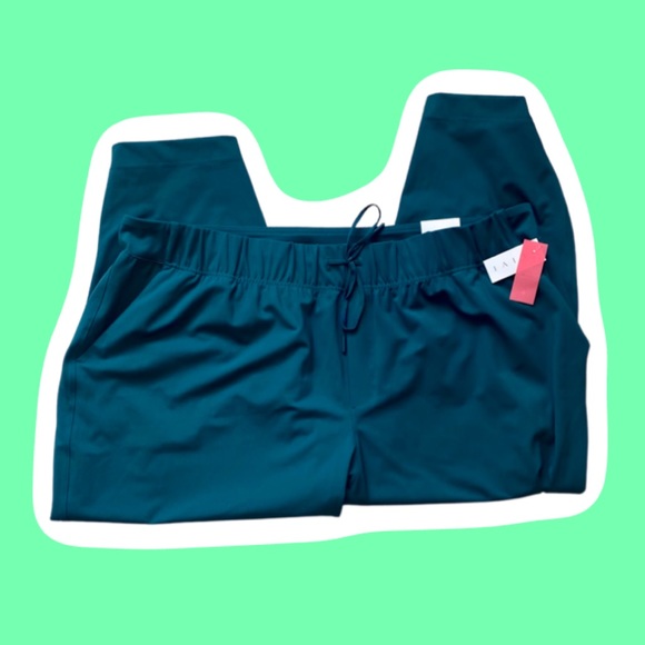 NWT Livi Active Wicking Jogger in Teal from Lane Bryant - Picture 2 of 3